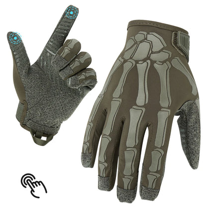 Tactical Full Finger Screen Motorcycle Gloves Outdoor Breathable Knuckle