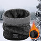 Winter Knitted Scarf Women Neck Warm Cashmere Snood Soft Wool Wrap