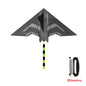 2m Delta Kite for Outdoor Fun - Huge Easy Flyer for Kids & Adults