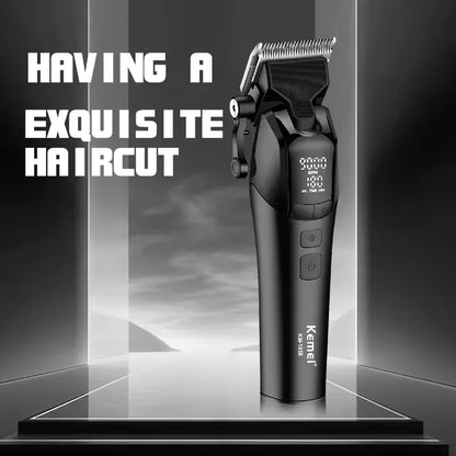 Electric Hair Clipper 10W Cordless Professional Barber Trimmer Kemei