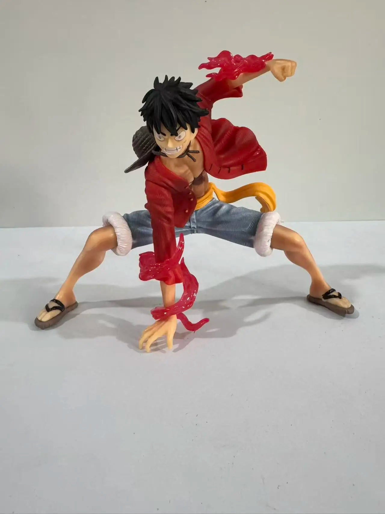 18cm One Piece Monkey D Luffy Battle Style Figure PVC Anime Action Model Toy