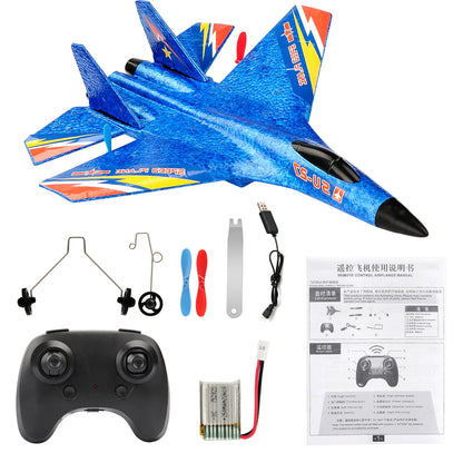 RC Plane SU-27 Aircraft Remote Control Helicopter 2.4G Airplane EPP Foam RC Vertical Plane Children Toys Gifts-EXPROTAS
