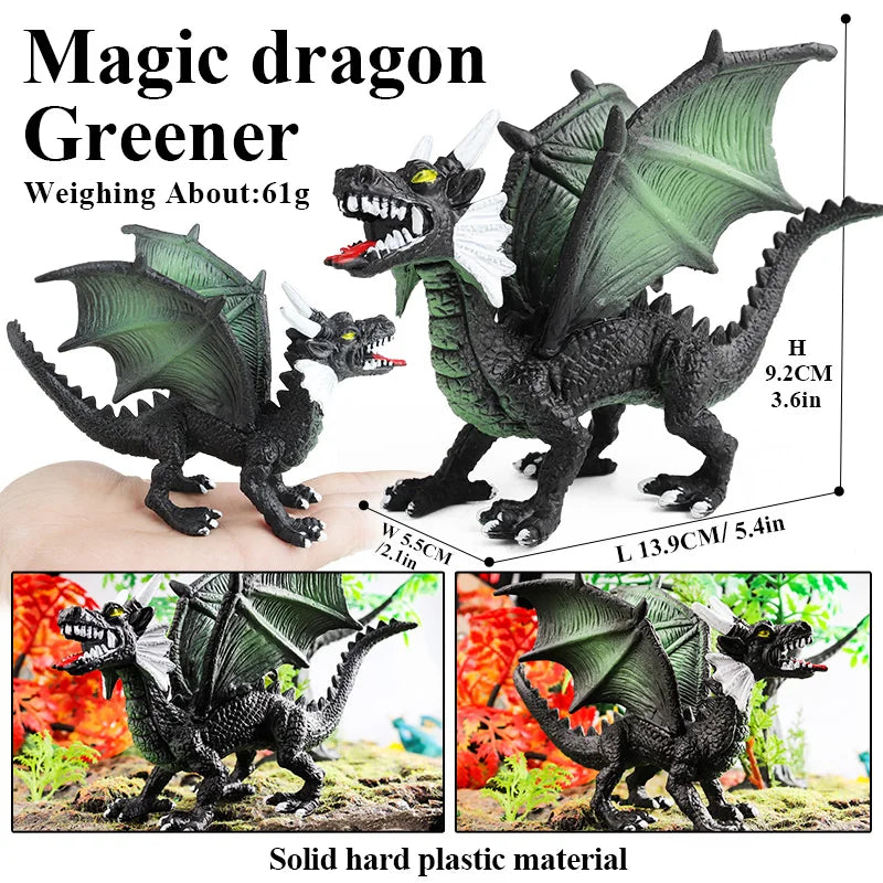 Oenux Fantasy Creature PVC Figure Dragon Phoenix Dinosaur Animal Model - EXPROTAS