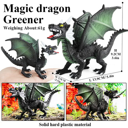 Oenux Fantasy Creature PVC Figure Dragon Phoenix Dinosaur Animal Model - EXPROTAS
