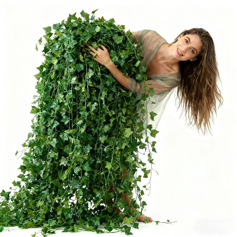 24PCS Artificial Greenery Vine Ivy Garland Wedding Wall Decor 19m