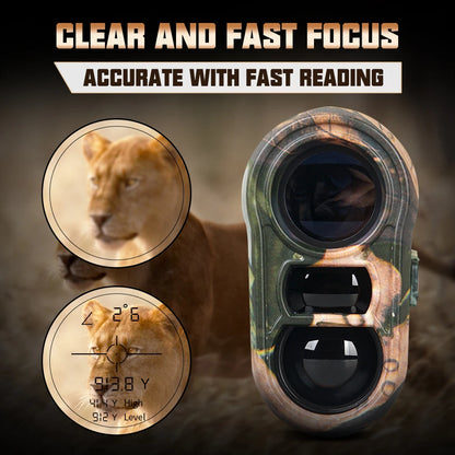 REVASRI Laser Rangefinder 1000M Hunting Range Finder with Rechargeable Battery Outdoor Target Acquisition Technology Monoculars-EXPROTAS