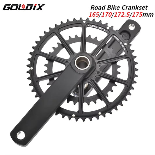 GOLDIX Ultralight Road Bike Crankset 50/34 52/36 53/39T for Shimano SRAM - EXPROTAS