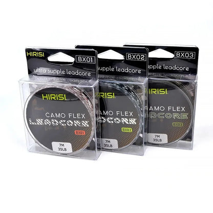 Hirisi 35lb 7m Leadcore Carp Fishing Line Braided Lead Hair Rig Tackle