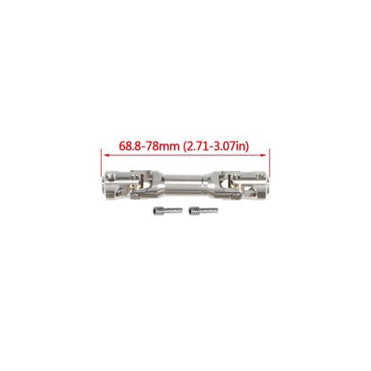Stainless Steel 5mm Universal Joint Drive Shaft 1/10 RC Crawler SCX10 TRX4
