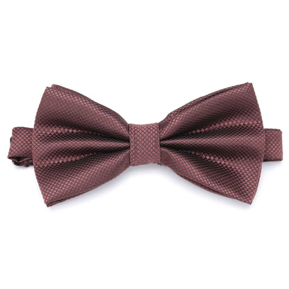 Bow Tie Solid Color Adjustable Wedding Party Ties for Men Women