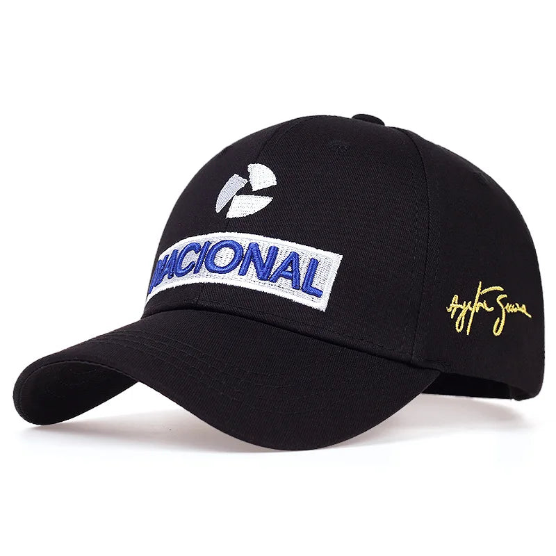 Ayrton Senna Outdoor Sun Protection Baseball Cap Embroidery Fashion Hat