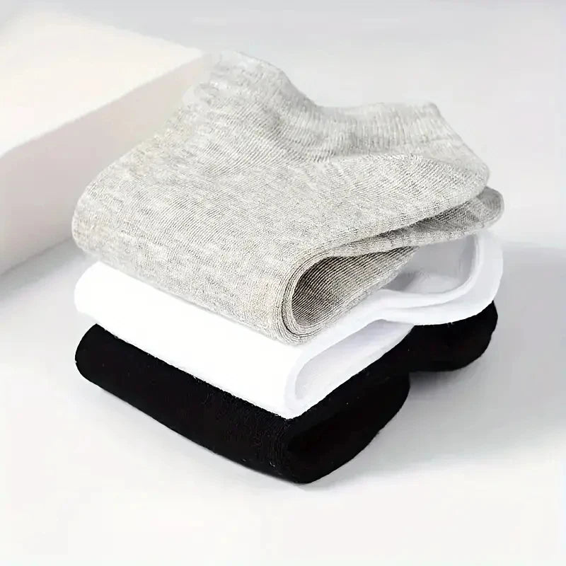 5/10-Pack Unisex Comfort-Fit Ankle Socks Lightweight Breathable Sports Wear