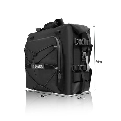 Motorcycle Accessories Frame Crash Bars Bag SaddleBag 20L Universal Side Rear Seat Bag Pack Travel Motorbike Luggage Storage