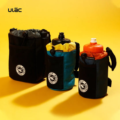 Insulated Handlebar Stem Bag C-HOLD Water Bottle Pouch Bikepacking Touring