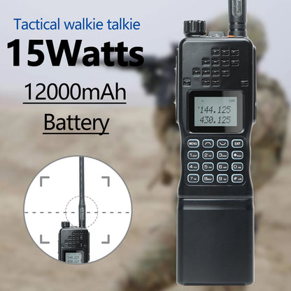 Baofeng AR-152 15W Walkie Talkie Powerful CB Two way Radio 12000mAh Battery Tactial Long Range AN PRC-152 Dual Band Transceiver-EXPROTAS