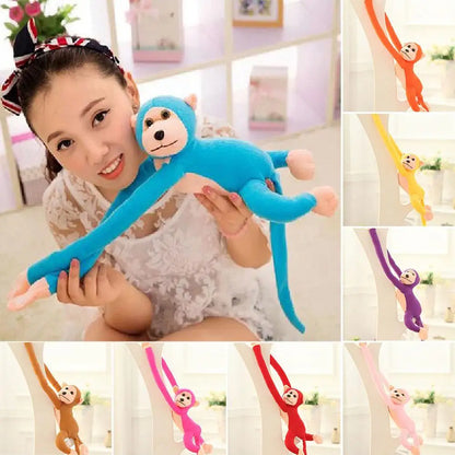Plush Monkey Soft Toy Stuffed Animal Long Arms Hanging Decor Kids Toy