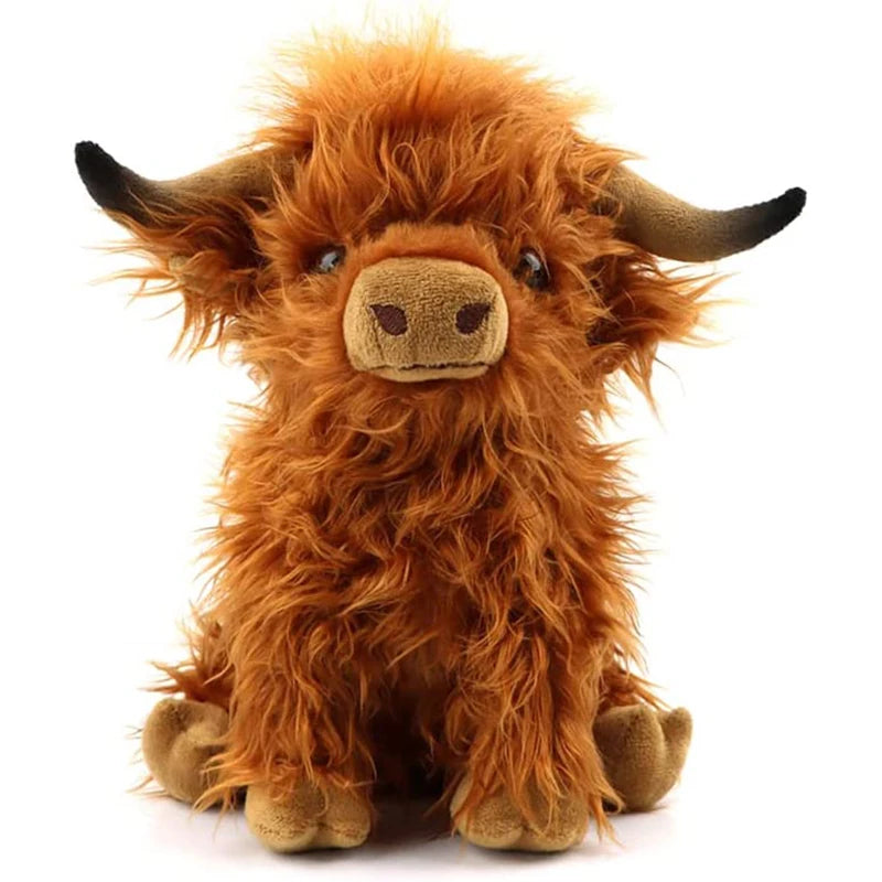 Highland Cow Plush Soft Stuffed Animal Doll Home Decor Toy 29cm