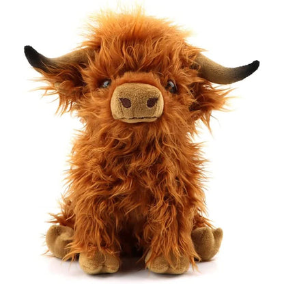 Highland Cow Plush Soft Stuffed Animal Doll Home Decor Toy 29cm