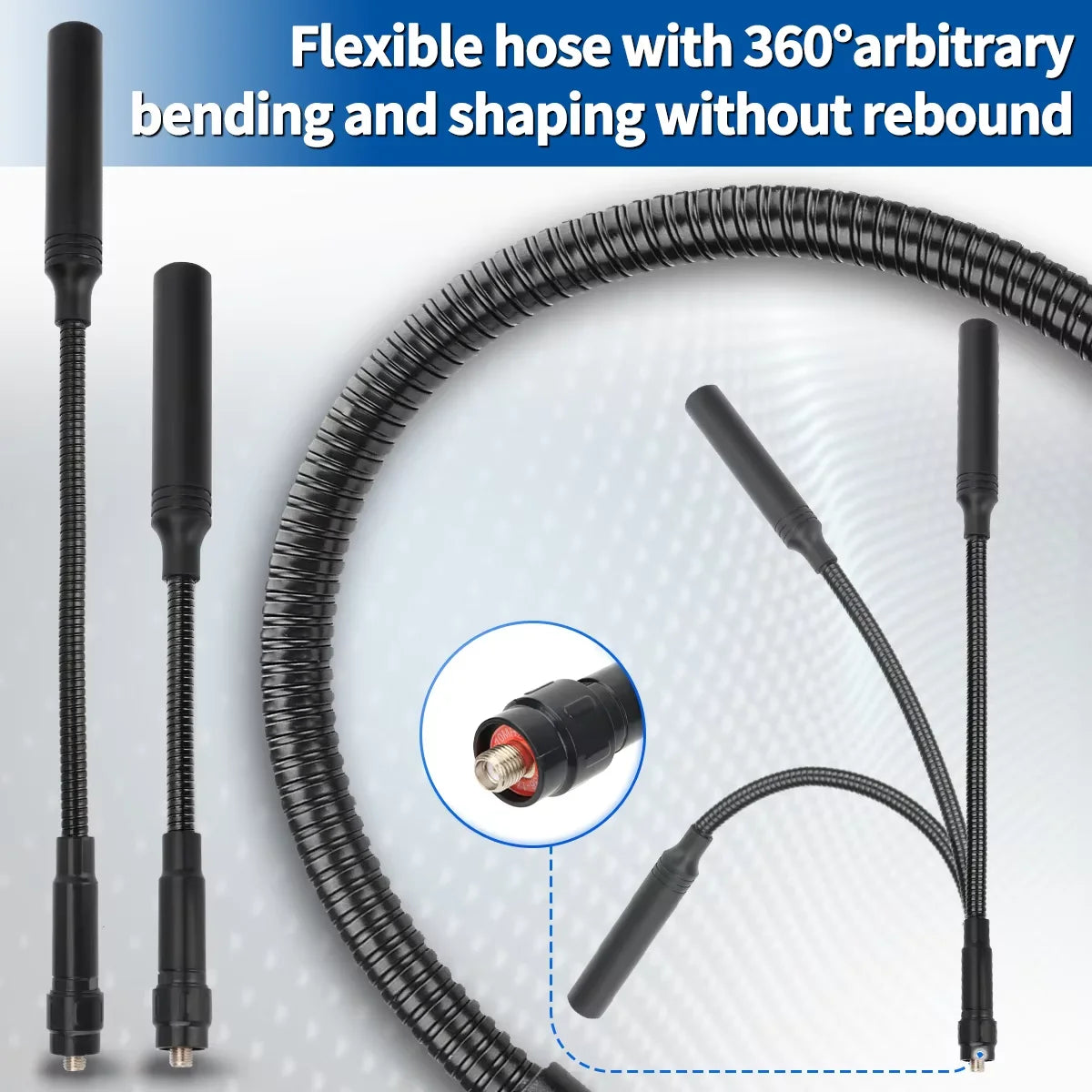 Tactical Antenna SMA-Female for Baofeng UV-5R VHF UHF Dual Band Foldable