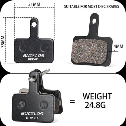 Semi-Metal Disc Brake Pads for Shimano B01S B05S MT200 MTB Road