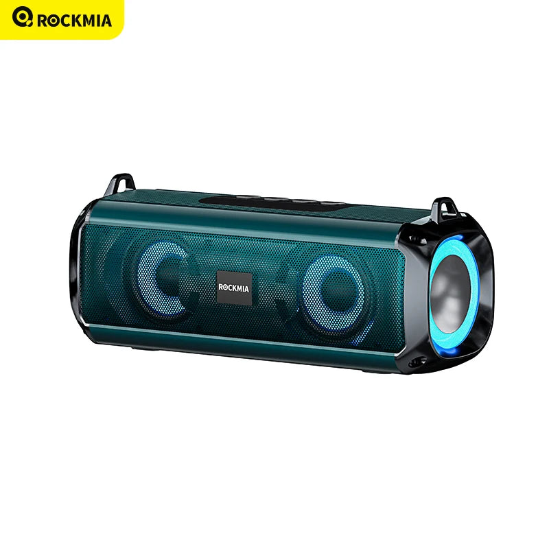 Portable Bluetooth Speaker 5.0 Rechargeable LED Party System with Microphone