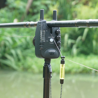 Hirisi Carp Fishing Bite Alarm Set with Swingers LED Indicator Coarse Fishing