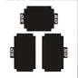 Motorcycle Luggage Box Cushion Pad Stickers for BMW R1200GS R1250GS F750GS