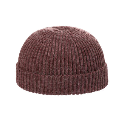 Winter Wool Knitted Beanie Hat Men Women Warm Cap Unisex Skull Cap