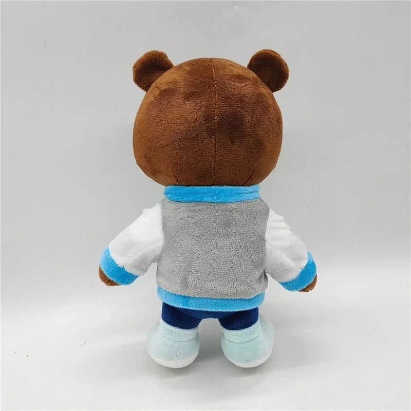 26cm Kawaii Kanye Dropout Bear Plush Soft Teddy Toy Graduation Decor