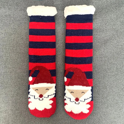 Winter Warm Fuzzy Fluffy Socks Non Slip Cozy Slipper Christmas Gift