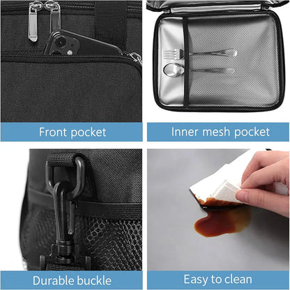 Insulated Lunch Bag Large Thermal Tote Cooler Box for Work Picnic Travel