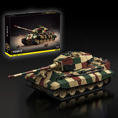 1780Pcs Building Block Tank Model Toy - King Tiger Heavy Brick Set