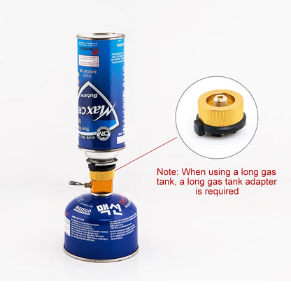 Camping Gas Refill Adapter Butane Cylinder Tank for Outdoor Stove BBQ