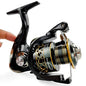 Spinning Fishing Reel 5.2:1 Gear Ratio Metal Drag 2000 3000 4000 5000 6000 7000