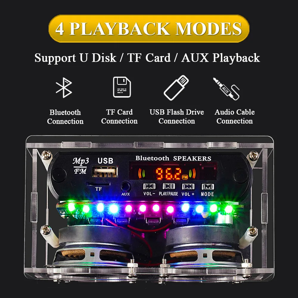 DIY Bluetooth Speaker FM Radio Soldering Project Electronic Equipment