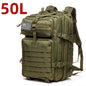 Waterproof Backpack Bag 25L/50L Tactical Outdoor Hiking Rucksack Camping