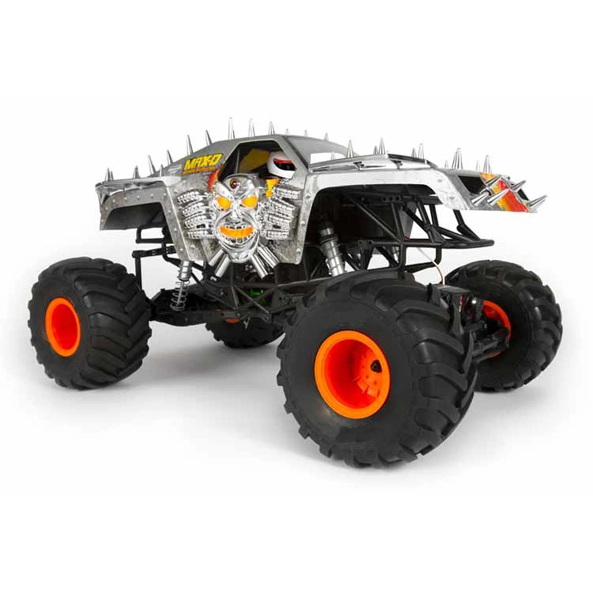 2PCS Truck Rubber Tire 1/8 RC Hex Wheels for Traxxas Maxx E-Revo