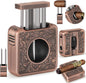 Cigar Punch Holder Cutter 4 in 1 Stainless Steel Portable Tool for 60 Ring Gauge