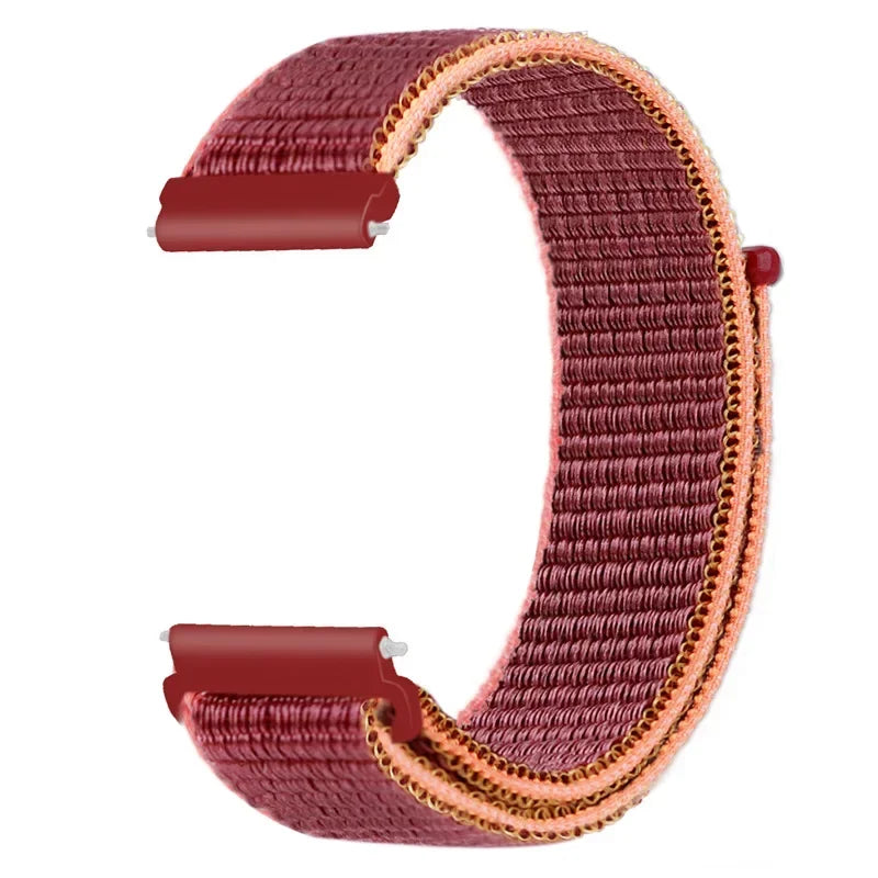 20mm 22mm Nylon Strap for Garmin Forerunner Venu Vivoactive Watch Band