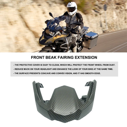 Carbon Front Beak Fender Extension For BMW R1200GS R1250GS ADV 2014-2023 Cover