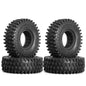 RED SPIDER 1.9 Rubber Tires for 1/10 RC Crawler TRX4 TRX6 Axial SCX10 II III Set