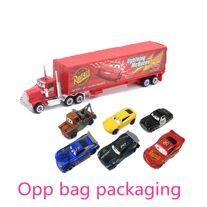 Disney Pixar Car 3 6/7pcs Set Lightning McQueen Jackson Storm Mack Uncle Truck 1:55 Dietcast Metal Car Model Children's Toy Gift-EXPROTAS