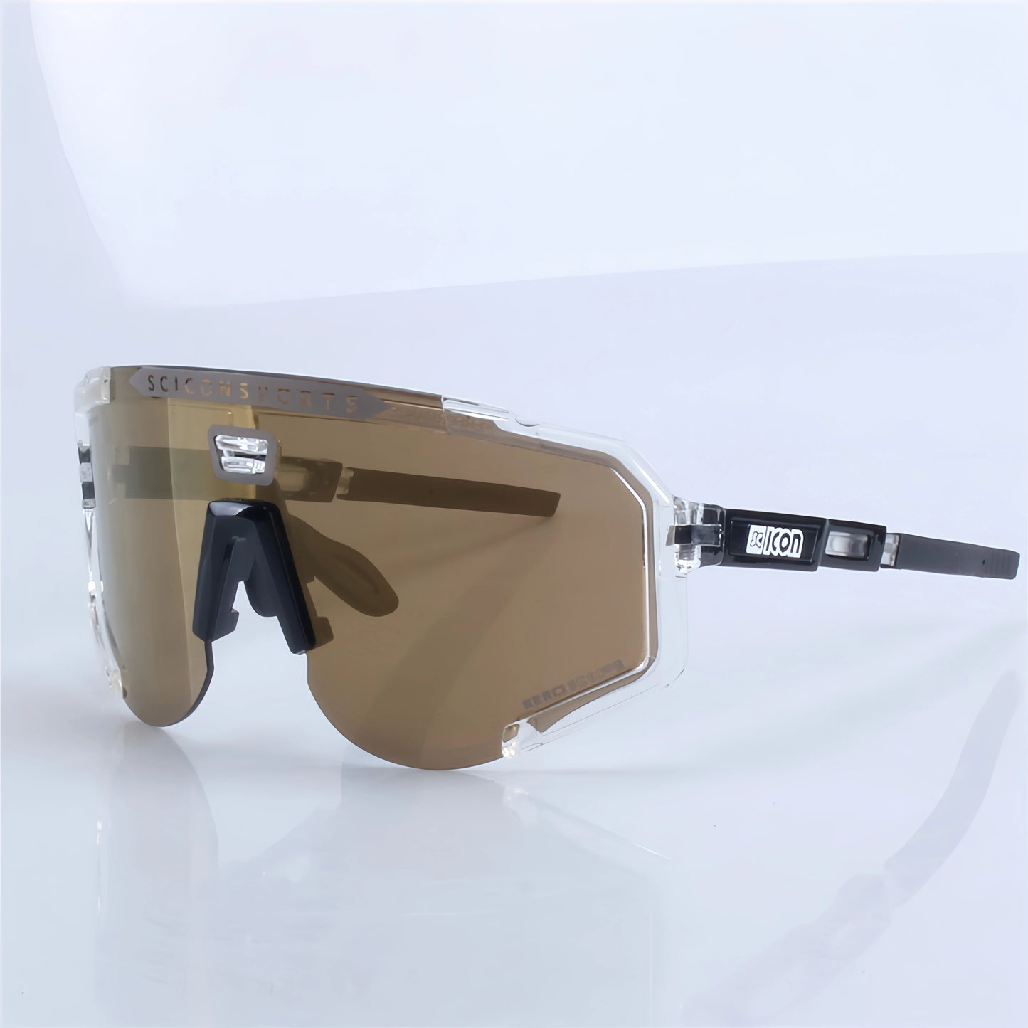 SCICON Photochromic Cycling Glasses, UV400 Outdoor Sports Sunglasses for Men & Women MTB Road Bike