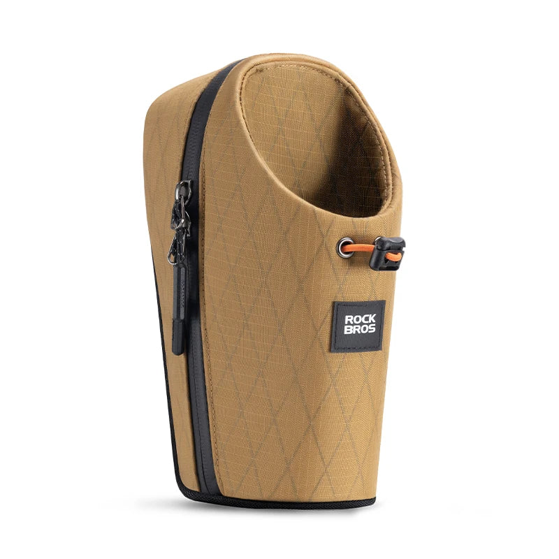 Water Bottle Bag Folding Bike Front Frame Storage Pouch for Brompton