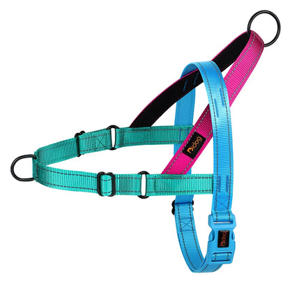 No Pull Dog Harness Reflective Adjustable Padded Vest for Large Dogs