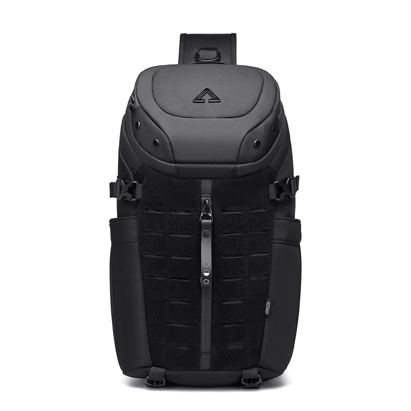 OZUKO Waterproof Men's Shoulder Bag Large Capacity Fashion Quality Chest Bag Short Trip Messenger Sling Crossbody Bag