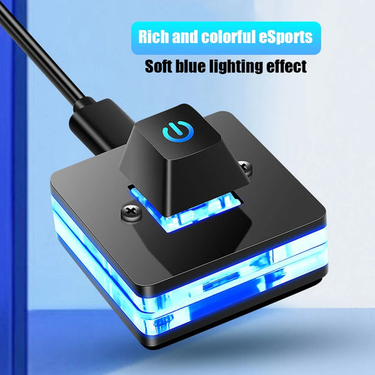 1.8M PC Power Switch w/ LED External Start Button for Desktop Computer