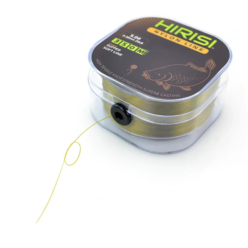 Hirisi 350m Super Strong Monofilament Nylon Carp Fishing Line Japan Made