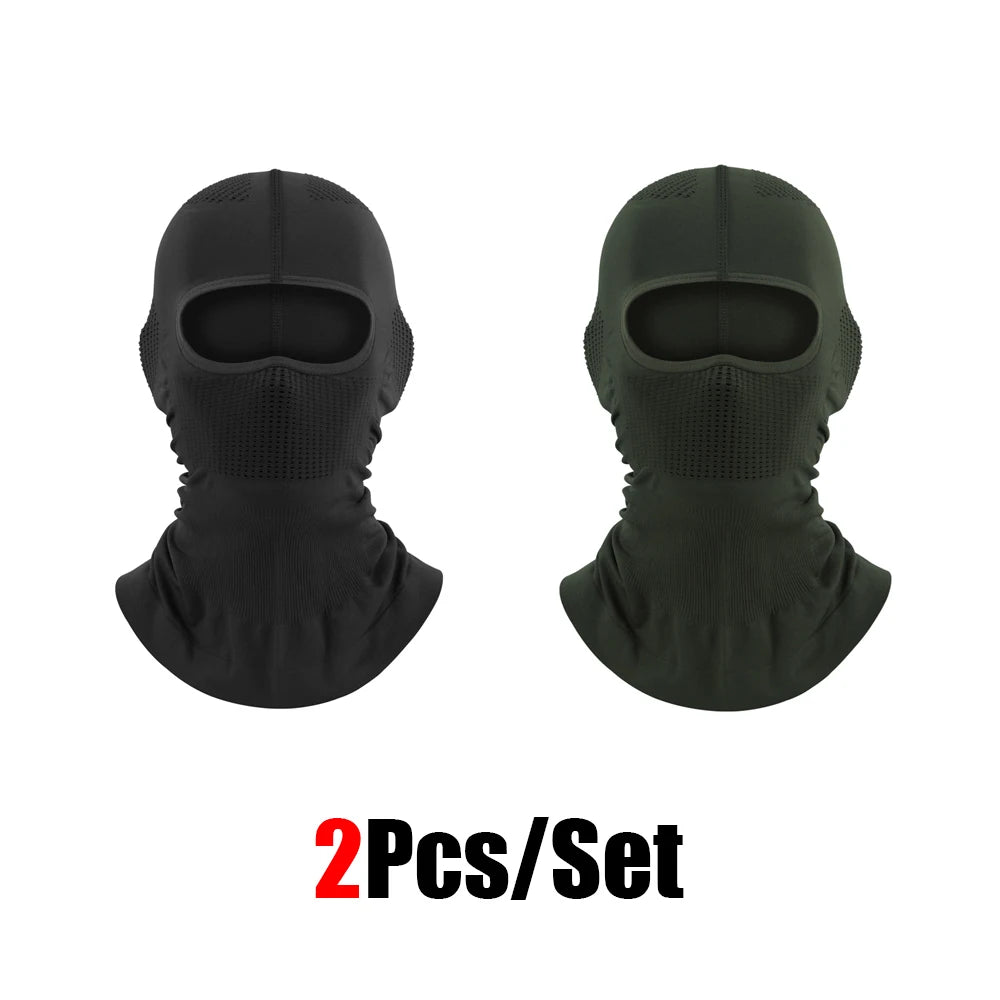 4Pcs Full Face Mask Balaclava Cycling Ski Motorcycle Warm Black Men