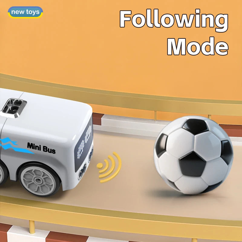 Magic RC Mini Bus Gesture Sensing Remote Control Cartoon Car Follow Toy